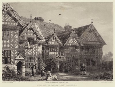 Speke Hall, The Garden Front, Lancashire od Joseph Josiah Dodd