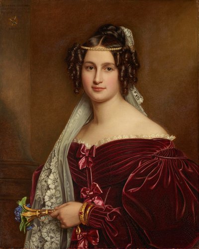 Princezna Crescentia z Oettingen-Oettingen a Wallerstein 1806-1853, 1836. od Joseph Carl Stieler