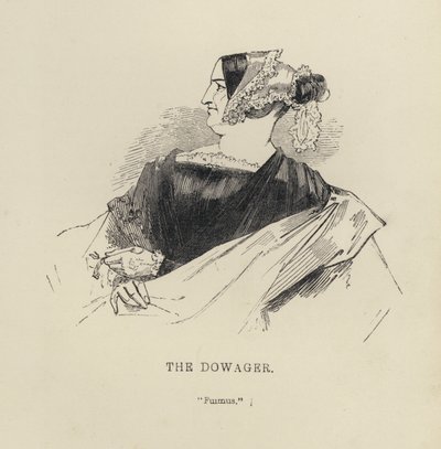 Kenny Meadows: The Dowager (rytina) od Joseph Kenny (after) Meadows