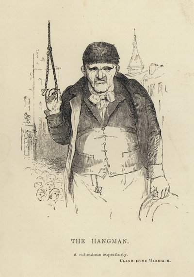 Kenny Meadows: The Hangman (rytina) od Joseph Kenny (after) Meadows