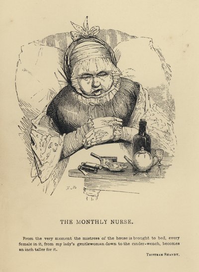 Kenny Meadows: The Monthly Nurse (rytina) od Joseph Kenny (after) Meadows