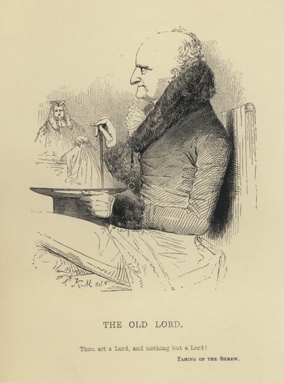 Kenny Meadows: The Old Lord (rytina) od Joseph Kenny (after) Meadows
