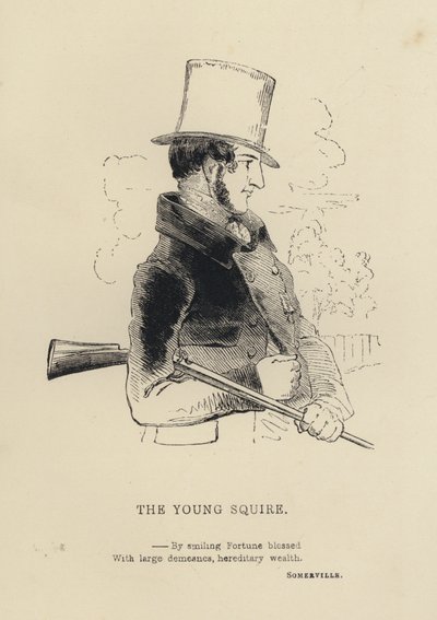 Kenny Meadows: The Young Squire (rytina) od Joseph Kenny (after) Meadows