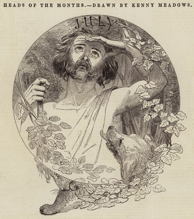 Hlavy měsíců od Joseph Kenny Meadows