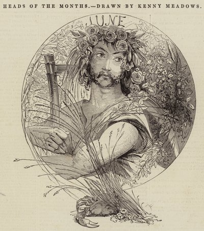 Hlavy měsíců od Joseph Kenny Meadows
