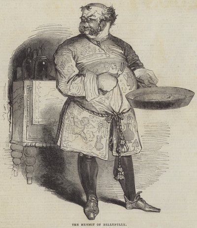 Poustevník z Bellyfulle od Joseph Kenny Meadows