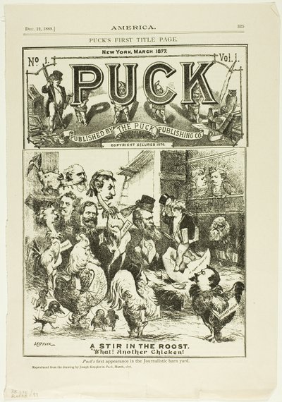 A Stir in the Roost, z Ameriky od Joseph Keppler