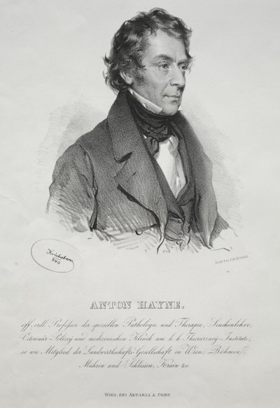 Portrét Dr. Anton Hayne, 1840. od Joseph Kriehuber
