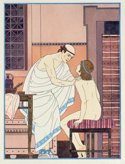 A Throat Examination, ilustrace z 