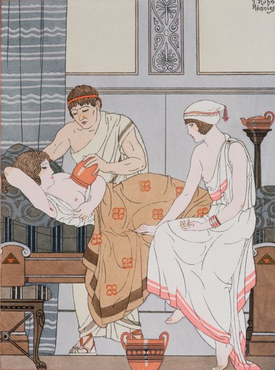 Baňkování, ilustrace z 
