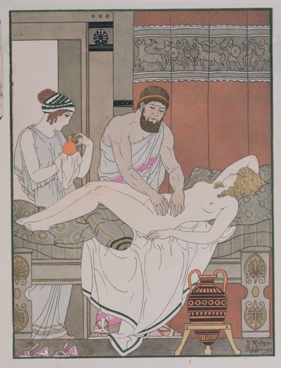 Vyšetření pacienta, ilustrace z 