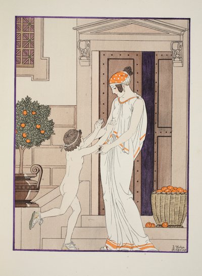 Radost z dětství, ilustrace z "Hippokratových děl", 1934 od Joseph Kuhn Regnier