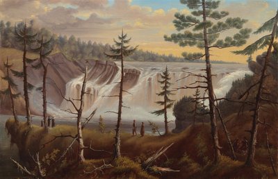 Vodopády Chaudière od Joseph Légaré