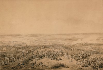 Bitva u Ocany, kolem roku 1844 od Joseph-Louis Hippolyte Bellange