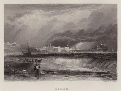 Sidon (barva lito) od Joseph Mallord William (after) Turner