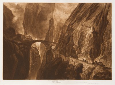 Via Mala, Book of Studiesista od Joseph Mallord William (after) Turner
