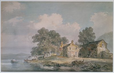 Statek u jezera v Lake District, c.1797 od Joseph Mallord William Turner
