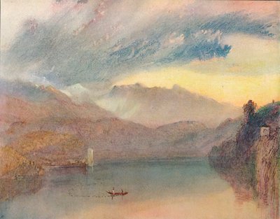Švýcarské jezero, 1909 od Joseph Mallord William Turner