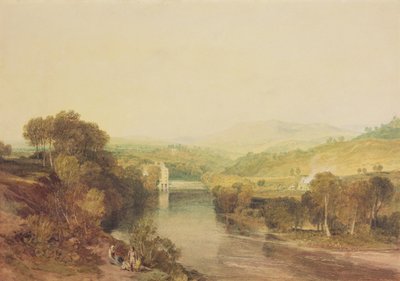 Addingham Mill on the Wharfe, West Yorkshire, cca 1808 (akvarel na papíře) od Joseph Mallord William Turner
