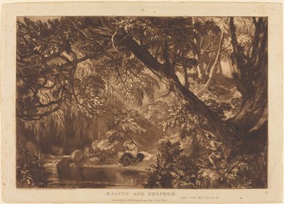 Aesacus a Hesperie od Joseph Mallord William Turner