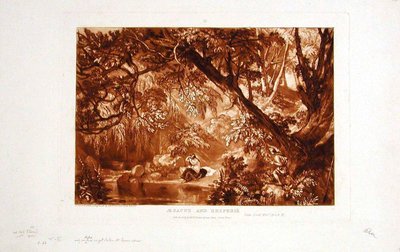 Aesacus und Hesperie od Joseph Mallord William Turner