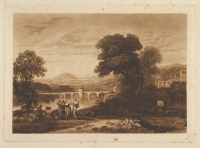 Apuleia in Search of Apuleius nepublikovaná deska, Liber Studiorum, 1813-23. od Joseph Mallord William Turner