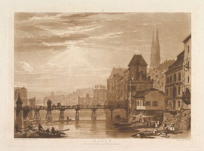 Basel Liber Studiorum, část I, deska 5, 11. června 1807 od Joseph Mallord William Turner