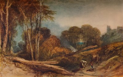 Hrad Beeston, Cheshire, c1839, 1938 od Joseph Mallord William Turner