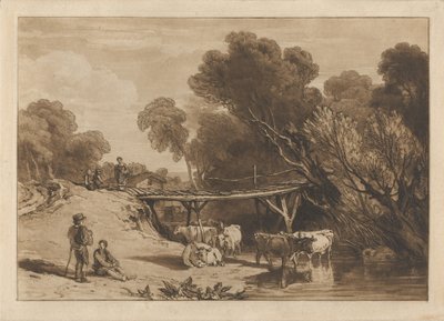 Most a krávy od Joseph Mallord William Turner