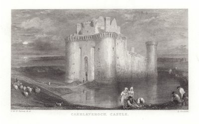 Hrad Caerlaverock od Joseph Mallord William Turner