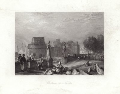 Zámek Nantes od Joseph Mallord William Turner
