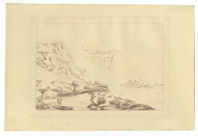 Pobřeží Yorkshire (lept) od Joseph Mallord William Turner