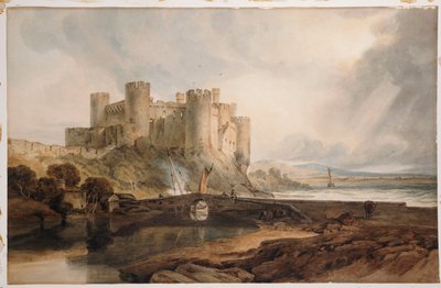 Hrad Conway, kolem roku 1802 od Joseph Mallord William Turner
