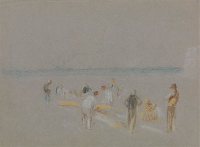 Kriket na Goodwin Sands od Joseph Mallord William Turner
