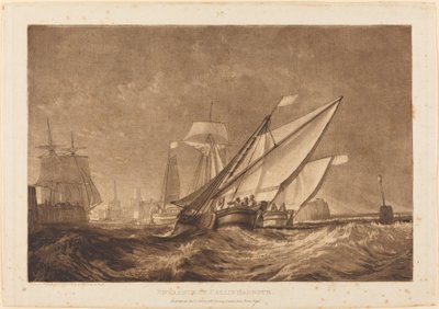 Vstup do přístavu Calais od Joseph Mallord William Turner