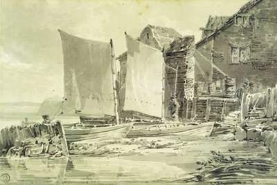 Rybářská chata, Dover od Joseph Mallord William Turner