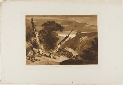 Ze Spenserovy Královny víl, deska 36 z Liber Studiorum od Joseph Mallord William Turner