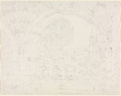 Herefordská katedrála, c. 1793. od Joseph Mallord William Turner