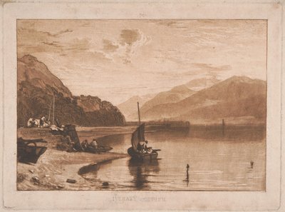 Molo v Inverary, Loch Fyne, ráno od Joseph Mallord William Turner