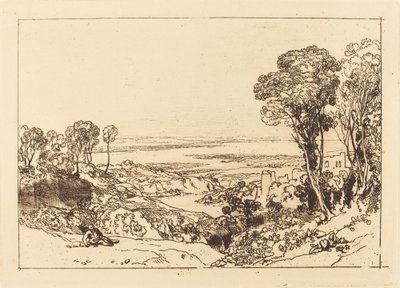 Spojení Severn a Wye od Joseph Mallord William Turner