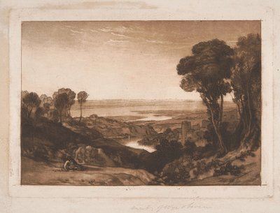 Soutok řek Severn a Wye od Joseph Mallord William Turner