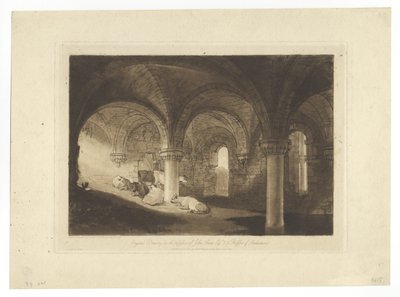 Krypta Kirkstall Abbey od Joseph Mallord William Turner
