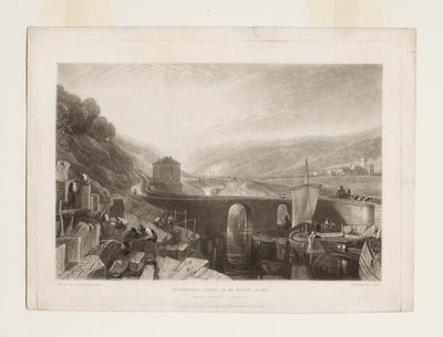 Kirkstall Lock na řece Aire od Joseph Mallord William Turner