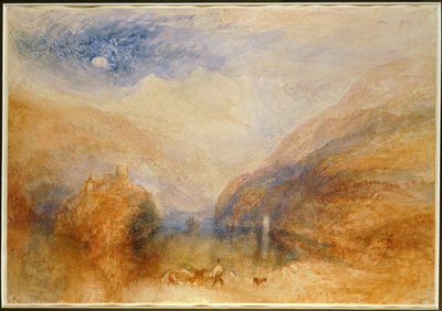Brienzské jezero ... (akvarel na papíře) od Joseph Mallord William Turner