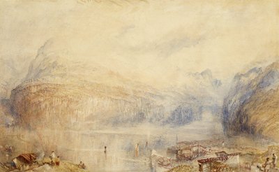 Lucernské jezero od Brunnenu od Joseph Mallord William Turner