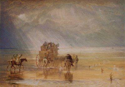 Lancaster Sands, 1816-1825 od Joseph Mallord William Turner