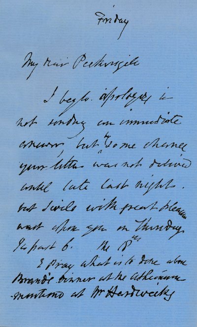 Dopis od JMW Turnera, c1840 1904 od Joseph Mallord William Turner