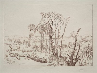 Kniha studií: Crowhurst, Sussex od Joseph Mallord William Turner