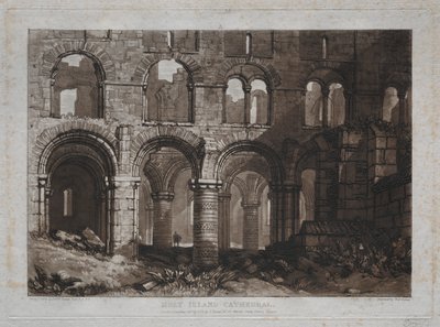 Liber Studiorum: Katedrála Svatého ostrova od Joseph Mallord William Turner