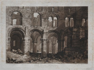 Kniha studií: Katedrála Svatého ostrova. od Joseph Mallord William Turner